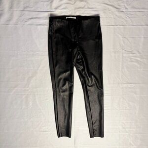 Raffallo Rossi Black Pleather Pants